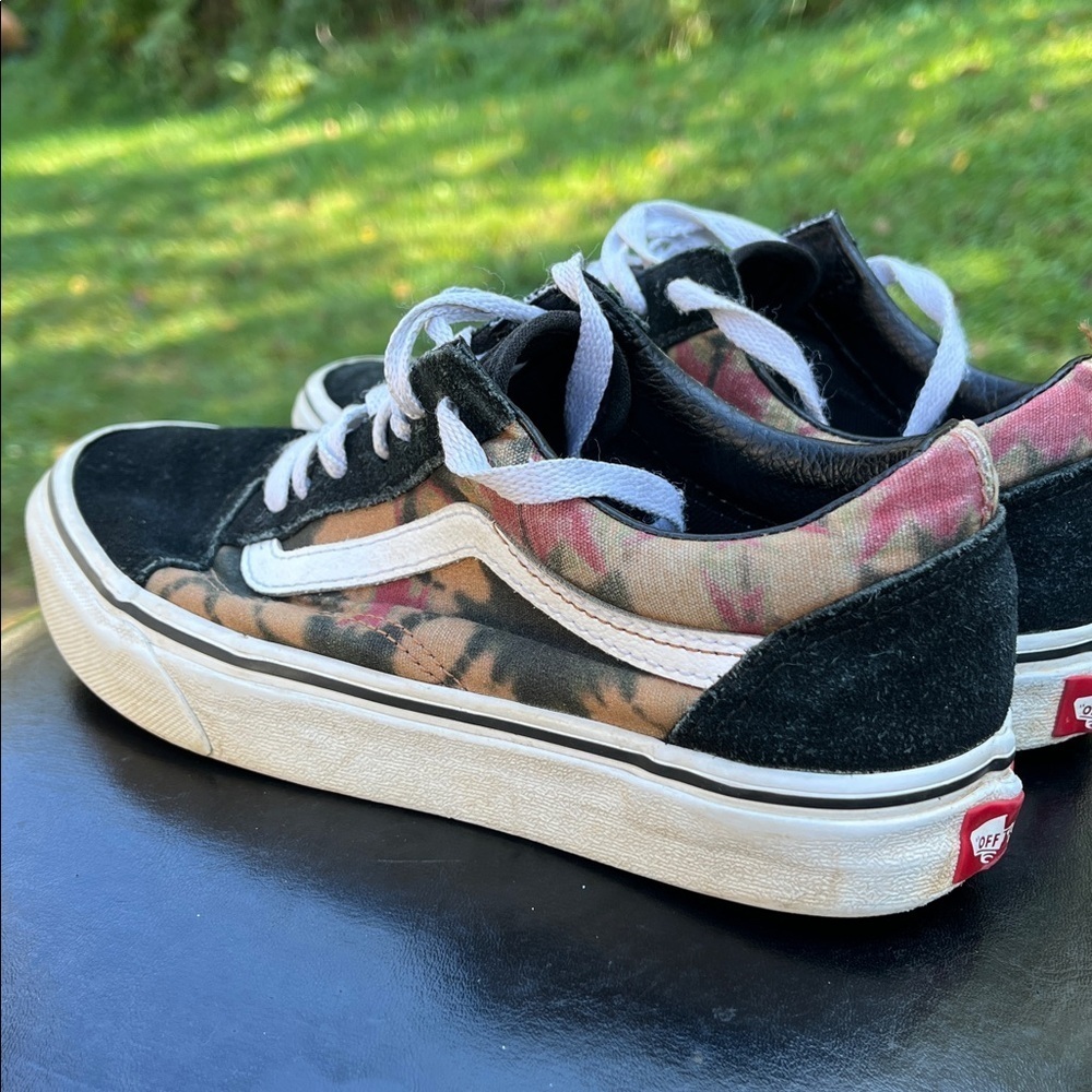 Vans Old Skool Woodland Wash sneakers women’s size 6, boys size 4.5 - Picture 4 of 9
